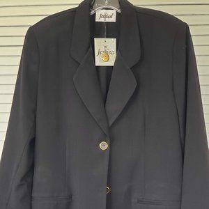 Jessica NWT $95 Wool Women's Blazer, Black12